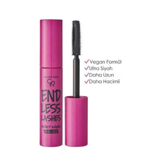 Golden Rose Endless Lashes Mascara: Ultra-Black Vegan Formula for Volumizing, Lengthening & Defining Eyelashes Golden Rose Vegan Mascara: Volume, Length & Definition mascara, vegan mascara, black mascara, volumizing mascara, lengthening mascara, cruelty-free mascara, eyelash mascara, long-lasting mascara, defining mascara, endless lashes mascara, vegan beauty, ultra black mascara, volumizing lashes, lengthening lashes, cruelty free makeup, eye makeup, vegan cosmetics, dramatic lashes, long lasting mascara, 