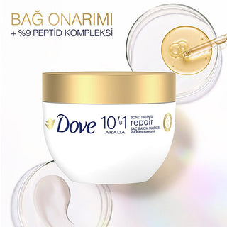 Dove Bond Intense Repair Hair Mask: Peptide Treatment for Damaged Hair, Deep Conditioning, Split End Repair & Heat Protection - 265ml Dove Bond Repair Hair Mask: Peptide Treatment for Damaged Hair hair mask, damaged hair repair, bond repair hair mask, peptide hair treatment, deep conditioning hair mask, heat damaged hair, chemically treated hair, dove hair mask, split end treatment, hair strengthening mask, hair repair, hair treatment, peptide complex, bio-protein care, hair strengthening, split ends, hair 