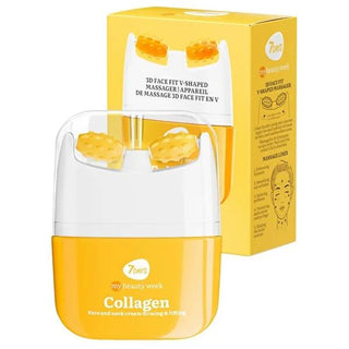7Days My Beauty Week: Collagen Lifting Face Cream with Massage Roller | Anti-Aging, Wrinkle Reduction, Korean Skincare 7Days Collagen Lifting Cream: Anti-Aging & Wrinkle Reduction collagen face cream, lifting face cream, anti-aging face cream, face massage roller, korean skincare, wrinkle reduction cream, skin firming cream, collagen boosting serum, face sculpting tool, beauty week lifting roller, collagen cream, lifting cream, anti-aging, face massage, korean beauty, wrinkle reduction, skin firming, collag