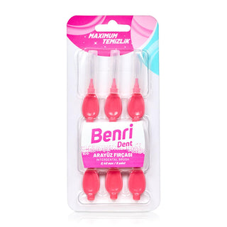 benri dental interdental brush pink 0.40 mm, how to use benri interdental brush, cleaning teeth with interdental brush Benri Dental Interdental Brush - 0.40 mm Pink for Dental Care | Ideal for Denture & Orthodontic Users Benri Dental Interdental Brush Pink 0.40 mm dental-care, interdental-brush, pink, benri, oral-hygiene, dentures, orthodontics, plaque-removal, dental-health, ai-generated