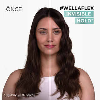 Wella Wellaflex Invisible Hold Extra Strong Hair Spray - 13.53 fl oz, Vegan & Long-Lasting Styling Wella Wellaflex Invisible Hold Hair Spray - Extra Strong & Vegan Hair Spray, Invisible Hold, Extra Strong Hold, Vegan Hair Care, Long-Lasting Hair Styling, Wella, Wellaflex, Hair Styling Products, Vegan Beauty, Hair Care, Styling Products, Long-Lasting Style, Non-Sticky Hair Spray, UV Protection, Cruelty-Free, Ethical Hair Care