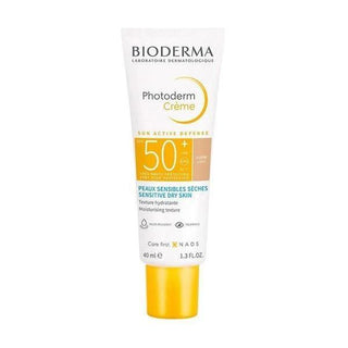 Bioderma Photoderm Cream SPF50+ - Moisturizing Sunscreen for Dry Skin - Dermatologically Tested, 1.35 fl oz Bioderma Photoderm Cream SPF50+ - Moisturizing Sunscreen Bioderma Photoderm Cream, SPF 50+ sunscreen, dry skin sun protection, dermatologically tested sunscreen, moisturizing sunscreen cream, sunscreen for dry skin, non-greasy sunscreen, photostable sunscreen, facial sunscreen, eye area sunscreen, cosmetic skincare, sun protection, skin moisturization
