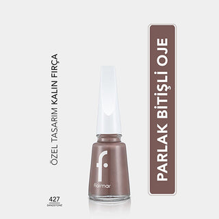Flormar Nail Enamel Yoğun Pigmentli Oje 427 Sandstone - Long Lasting & Nourishing Nail Polish Flormar Nail Enamel - Long Lasting & Nourishing Nail Enamel, Long-lasting Nail Polish, Nourishing Nail Care, Flormar Nail Enamel, Yoğun Pigmentli Oje, nail care, nail beauty, long-lasting nail color, nail health, nail nourishment, cosmetics, beauty products