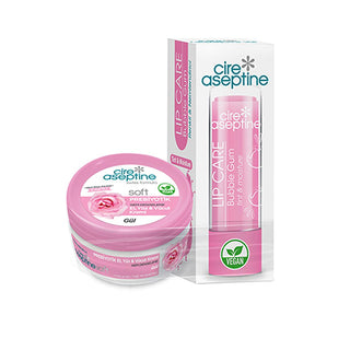 Cire Aseptine Lip Care Set - Moisturizing Lip Balm & Rose Cream for Dry Lips - 30ml (2-Piece Set) Cire Aseptine Lip Care Set - Moisturizing & Nourishing Lip care, Moisturizing lip balm, Natural lip care products, Hyaluronic acid lip care, Rose cream for skin nourishment, Dry lip solution, Chapped lip remedy, Lip nourishment, Sensitive skin care, Paraben-free cosmetics, Alcohol-free skincare, Dye-free products, Dermatologically tested products, Lip care routine, Skincare set, Gift set, Beauty essentials