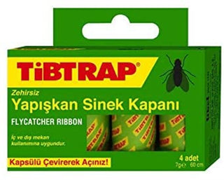 Black Fly Catcher Adhesive Tape 4 Pack