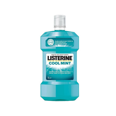 Listerine Coolmint Mouthwash 1000ml - Freshens Breath & Maintains Oral Hygiene