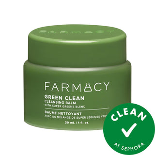 FARMACY Green Clean Makeup Removing Cleansing Balm: Gently Remove Waterproof Mascara, SPF & Impurities for Hydrated, Radiant Skin FARMACY Green Clean Balm: Makeup Remover & Hydrating Cleanser Makeup removing balm, Cleansing balm, Green Clean cleansing balm, Cruelty-free makeup remover, Hydrating cleansing balm, SPF removal cleanser, Waterproof mascara remover, Antioxidant cleansing balm, Makeup remover for sensitive skin, Gentle makeup cleanser, Makeup remover, Facial cleanser, Skin care, Beauty, Moringa, H