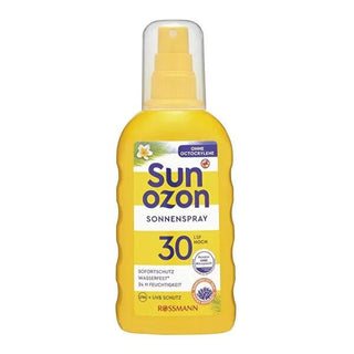 Sunozon Vegan Sunscreen Spray SPF 30 for Sensitive Skin - 6.76 fl oz, Dermatologically Tested, UVA & UVB Protection Sunozon SPF 30 Vegan Sunscreen Spray - Sensitive Skin Protection sunscreen spray for sensitive skin, vegan sunscreen, dermatologically tested sun protection, SPF 30 sunscreen, UVA and UVB protection spray, sun protection, sensitive skin care, vegan skincare, cosmetic spray, sunblock, skin protection, outdoor activities, daily skincare, skincare for sensitive skin