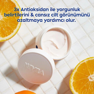 Nivea Q10 Energy Anti-Wrinkle Day Cream SPF15: Reduce Wrinkles, Energize Skin with 7X Vitamin C - 50ml Nivea Q10 Day Cream SPF15: Anti-Wrinkle & Energizing Nivea Q10 Energy day cream, anti-wrinkle cream, SPF15 face cream, C vitamin skincare, skin firming cream, face moisturizer with sunscreen, anti aging day cream, Nivea face cream, anti-wrinkle, wrinkle reduction, day cream, face cream, SPF15, sunscreen, sun protection, C vitamin, vitamin C, skincare, skin care, skin firming, face moisturizer, anti aging, 