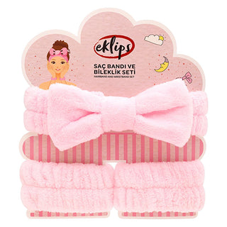 Eklips Spa Headband and Wristband Set: Soft Elastic Headband for Makeup & Skincare - Keep Hair Away, Absorb Water Droplets with Comfort! Eklips Spa Headband Set: Comfort for Skincare & Makeup Spa headband, Wristband set for skincare, Makeup headband, Soft elastic headband, Skincare accessories, Facial cleansing headband, Eklips headband, Eklips wristband, headband, wristband, skincare routine, makeup application, soft headband, elastic headband, comfort, beauty accessories, facial cleansing, hair accessorie