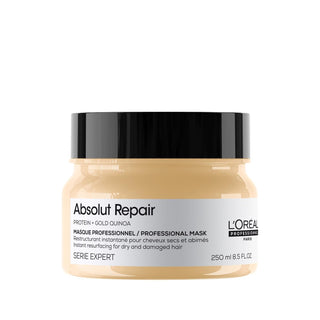 Loreal Professionnel Paris Serie Expert Absolut Repair Hair Repair Mask for Damaged Hair - 250ml Professional Hair Care Loreal Professionnel Absolut Repair Mask for Damaged Hair Loreal Professionnel Paris, Serie Expert Absolut Repair, Hair Repair Mask, Damaged Hair Treatment, Professional Hair Care, Hair Care, Repair Mask, Nourishing Hair Treatment, Salon Quality Hair Products, Hair Restoration, Deep Conditioning, Damaged Hair Repair