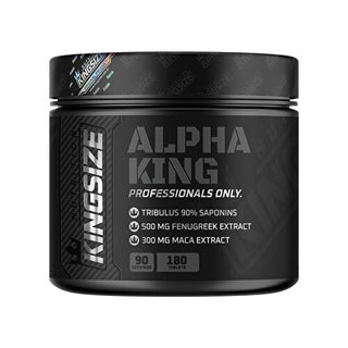 Kingsize Nutrition Alpha King 180 Tablets