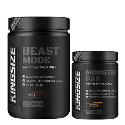 Kingsize Nutrition Beast Mode + Monster Pak Combination