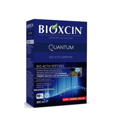 Bioxcin Quantum: Thickening Shampoo for Dry & Normal Hair - Paraben & Mineral Oil Free - Promotes Hair Fullness & Shine