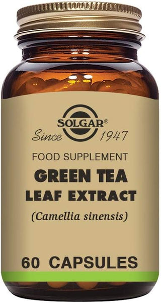 Solgar Standardized Full Potency Green Tea Leaf Extract Vegetable Capsules, 60 Count