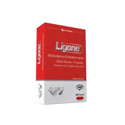 Ligone Beta Glucan 30 Tablet - Comprehensive Multivitamin & Probiotic Supplement for Immune Support