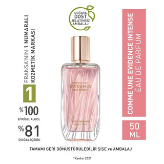 Comme une Evidence Intense Perfume by Yves Rocher - Luxurious Long-lasting Floral Fragrance for Women - 1.69 fl oz Comme une Evidence Intense Perfume - Luxurious Floral Fragrance Perfume, Luxury Fragrance, Floral Scent, Woody Notes, Long-lasting Perfume, Comme une Evidence Intense, Yves Rocher, Women's Perfume, EDP, Isparta Rose, Jasmine, White Tree Essences, Annick Ménardo