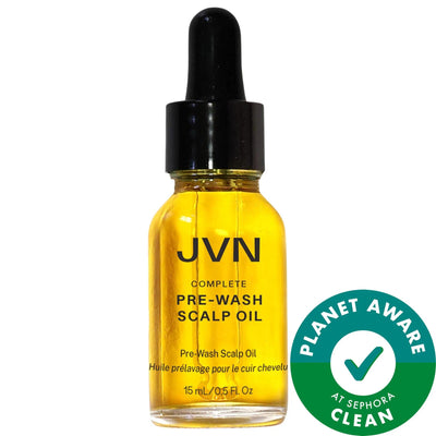 JVN Mini Complete Pre-Wash Scalp & Hair Strengthening Treatment Oil: Rosemary for Hair Growth, Vegan, Silicone-Free, Itc