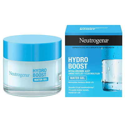 Neutrogena Hydro Boost Water Gel: Intense Hyaluronic Acid Facial Moisturizer for Dry Skin - Oil-Free, Non-Comedogenic, 1
