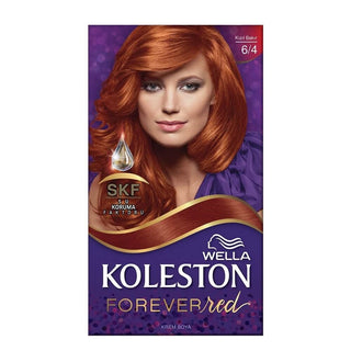 Koleston Permanent Cream Hair Dye Kit Red Copper 6/4