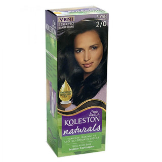 Koleston Naturals Permanent Cream Paint Black 2/0