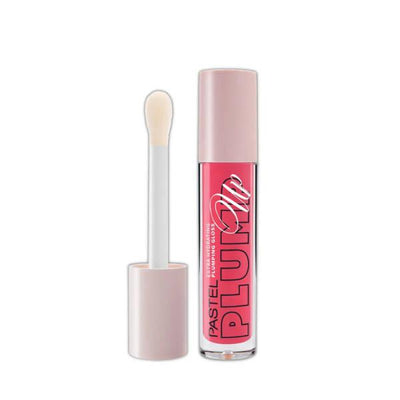 Pastel Plump Up Lip Plumper Gloss: Instantly Fuller Lips with Spicy Sweet Flavor & Enhanced Shine - Shade 204 (5.3ml)