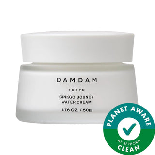 Ginkgo: Lightweight & Bouncy Water Cream Facial Moisturizer - Oil-Free, Vegan, Cruelty-Free - Hydrates, Brightens & Firms for Radiant Skin Ginkgo Lightweight Oil-Free Moisturizer: Radiant & Bouncy Skin lightweight moisturizer, oil-free moisturizer, vegan moisturizer, cruelty-free skincare, ginkgo leaf extract, cherry blossom extract, fermented rice skincare, brightening moisturizer, radiant skin, daily moisturizer for oily skin, facial moisturizer, skincare, oily skin, combination skin, dullness, loss of fi