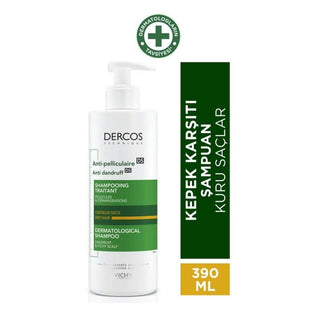 Vichy Dercos Anti-Dandruff Shampoo for Dry Hair - 390ml, Reduces Visible Dandruff up to 100% Vichy Dercos Anti-Dandruff Shampoo for Dry Hair anti-dandruff shampoo, dry hair care, Vichy Dercos shampoo, dandruff treatment, hair care for dry scalp, scalp care, dandruff solution, dry hair shampoo, anti-dandruff treatment, hair care products, Vichy hair care