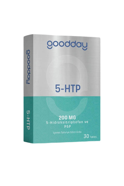 Goodday 5-HTP: Natural Mood Enhancer & Relaxation Aid - Boost Serotonin, Stress Relief & Promote Well-Being with 30 Easy