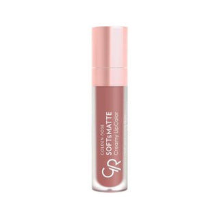 golden rose soft matte creamy lipcolor 107, swatch of golden rose soft matte creamy lipcolor 107 Golden Rose Soft Matte Creamy Lipcolor - 107 | Rich Color Golden Rose Creamy Lipcolor 107 - Soft Matte Finish golden-rose, creamy-lipcolor, soft-matte, liquid-lipstick, makeup, moisturizing-lipstick, lip-color, long-lasting, cosmetics, ai-generated