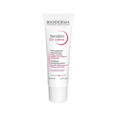 Bioderma Sensibio DS+ Moisturizing Cream for Sensitive Skin - Anti-Flaking, Gentle Skincare