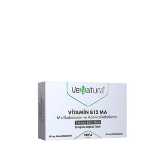 VeNatura Vitamin B12 MA 30 Tablet - Vitamin B12 Supplement for Energy & Nerve Support VeNatura Vitamin B12 MA 30 Tablet for Energy Support Vitamin B12 supplement, VeNatura Vitamin B12, MA 30 Tablet, Dietary supplements, Vitamin B12 deficiency support, Energy production support, Nerve function support, Health supplements, Wellness products, Vegetarian supplements, Vegan supplements