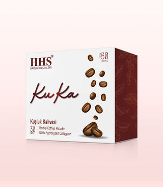 HHS KuKa Natural Morning Coffee | 30-Day Pack | Collagen & Hyaluronic Acid