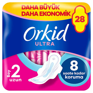 orkid ultra long hygiene pads package, orkid hygiene pads for feminine care Orkid Ultra Long Hygiene Pads - 28 Count for Women & Teen Girls Orkid Ultra Long Hygiene Pads - 28 Count | Women & Teens orkid, hygiene-pads, women-health, feminine-care, menstrual-protection, teen-girls, ultra-long-pads, comfort-pads, period-care, ai-generated