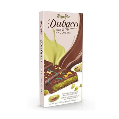 Beyoğlu Dubaco Dubai Çikolatası - Unique Milk Chocolate with Crunchy Kadayıf & Pistachio Filling