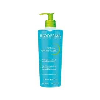 Bioderma Sebium Foaming Face Wash Gel 500ml - Dermatologically Tested for Acne-Prone & Oily Skin Bioderma Sebium Foaming Gel for Acne-Prone Skin Bioderma Sebium Foaming Gel, Face wash for acne-prone skin, Oily skin care products, Dermatologically tested face cleanser, Foaming face wash gel 500ml, Skincare for acne, Facial cleansing gel, Bioderma products, Acne treatment, Oily skin solutions, Dermatological skincare, Sensitive skin care, Facial wash for oily skin, Acne-prone skin care routine