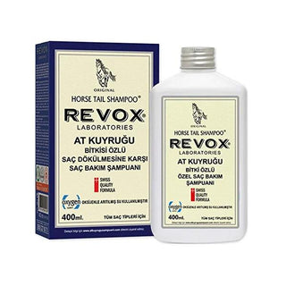 Revox Horse Tail Extract Shampoo: Natural Hair Loss Treatment & Hair Growth - Plant Based Keratin Balancing, Damage Protection, 12.17 fl oz Revox Shampoo: Natural Hair Growth & Loss Treatment hair loss shampoo, shampoo for hair growth, natural hair loss treatment, Revox Şampuan At Kuyruğu Özlü, horse tail extract shampoo, organic shampoo for thinning hair, keratin balancing shampoo, hair damage protection shampoo, plant based hair growth shampoo, shampoo, hair loss, thinning hair, hair growth, natural shamp