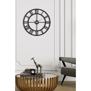 Muyika 50x50cm Modern Metal Wall Clock - Silent Sweep Mechanism, Decorative Home Accent Muyika Modern Metal Wall Clock - Silent & Stylish wall clock, metal wall clock, silent wall clock, modern home decor, large wall clock, home accents, decorative wall clock, metal decor, silent sweep mechanism, 50x50cm wall clock