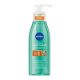 Nivea Derma Skin Clear Acne-Fighting Facial Cleansing Gel - Deep Cleansing, Anti-Acne, Dermatologically Tested - 5.07 fl oz Nivea Acne-Fighting Facial Gel - Deep Cleansing & Anti-Acne acne-fighting facial gel, Nivea facial cleanser, dermatologically tested face wash, salicylic acid face cleanser, anti-acne skincare, facial cleansing gel, acne-prone skin solution, clear skin, pore minimizer, blackhead reducer, oily skin care, skincare routine, Nivea Derma Skin Clear