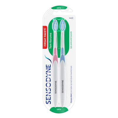 Sensodyne Manual Toothbrush for Sensitive Teeth and Gums - Gentle Oral Care, Effective Cleaning