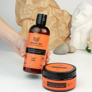 Ashley Joy Repairing Hair Mask: Intensive Treatment for Damaged Hair, Deep Conditioning, Biotin & Keratin, Restores Strength & Shine - 200ml Ashley Joy Repairing Hair Mask - Damaged Hair Treatment hair mask, repairing hair mask, damaged hair treatment, hair mask for dry hair, hair mask with keratin, hair mask with biotin, deep conditioning hair mask, intensive hair repair mask, hair breakage treatment, hair care, hair repair, dry hair, damaged hair, keratin, biotin, sodyum PCA, green tea extract, horsetail 