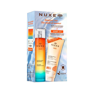 Nuxe Body Spray & After-Sun Shampoo Set: Hydrating, Refreshing Fragrance, and Sun Care - 100ml Body Mist & 200ml Hair Cleanser Nuxe Body Spray & After-Sun Shampoo - Hydrate & Refresh Nuxe body spray, after sun shampoo, sun care products, moisturizing body spray, hydrating shampoo, summer skincare, post sun hair care, body mist fragrance, Nuxe sun, body spray, shampoo, after sun, skincare, haircare, moisturizing, hydrating, refreshing, fragrance, summer, beach, vacation, travel, sun protection, Nuxe, body mi