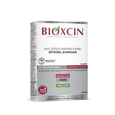Bioxcin Herbal Shampoo for Hair Loss - Natural Hair Care, Hypoallergenic, 10.14 fl oz