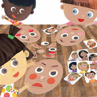 Headu Educational Toy - Funny Faces Game for Kids (3-6 Years) - Creative Play, Imaginative Learning Headu Funny Faces Game for Kids - Creative Educational Toy Educational Toy, Funny Faces Game, Children's Creative Play, Imaginative Play Toys, Loto Game for Kids, Kids Games, Children's Toys, Creative Learning, Playful Learning, Social Skills Development, Fine Motor Skills Development