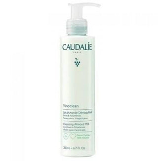 caudalie vinoclean cleansing milk bottle, applying caudalie cleansing milk on skin, caudalie vinoclean cleansing milk ingredients Caudalie Vinoclean Cleansing Milk - 200 ml Caudalie Vinoclean Cleansing Milk | 200 ml caudalie, vinoclean, cleansing-milk, makeup-remover, sensitive-skin, skincare, natural-skincare, gentle-cleansing, ai-generated, face-cleanser