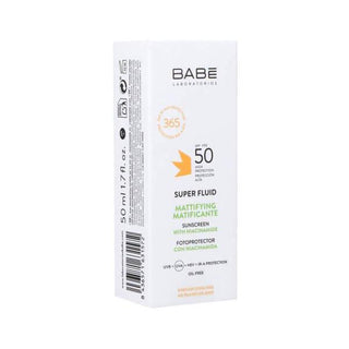 Babe Matte Finish Sunscreen SPF50 - Non-Comedogenic, Oil Control, 1.69 fl oz