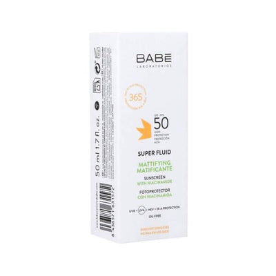 Babe Matte Finish Sunscreen SPF50 - Non-Comedogenic, Oil Control, 1.69 fl oz