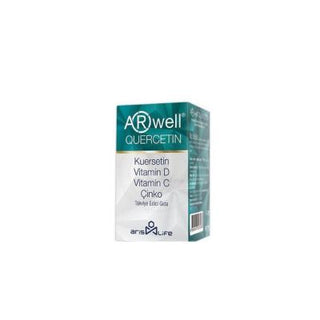 arwell-quercetin-30-tablets-foreground, arwell-quercetin-tablet-packaging, arwell-quercetin-nutrition-facts Arwell Quercetin 30 Tablets - Nutritional Support for Adults Arwell Quercetin 30 Tablets - Vitamin C, D & Zinc arwell, quercetin, vitamin-c, vitamin-d, zinc, dietary-supplement, immune-support, nutrition, adult-supplements, ai-generated