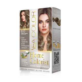 Sea Color Home Colorist Hair Dye Kit - Achieve Vibrant Color & Gray Coverage at Home Sea Color Home Colorist Hair Dye Kit - Vibrant Color at Home at home hair dye, hair color kit, gray hair coverage, hair dye cream, assistant hair dye, Sea Color, home hair dye kit, hair care, vibrant hair color, gray coverage, hair dyeing kit, salon quality at home