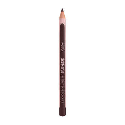 Loreal Paris Paradise Le Khol Brown Eyeliner Pencil: Natural, Long-Lasting, Smudge-Proof for Sensitive Eyes